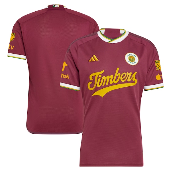 Portland Timbers adidas 2024 Archive Authentic Jersey - Red