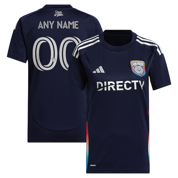San Diego FC adidas Women's 2025 State of Flow Replica Custom Jersey - Navy