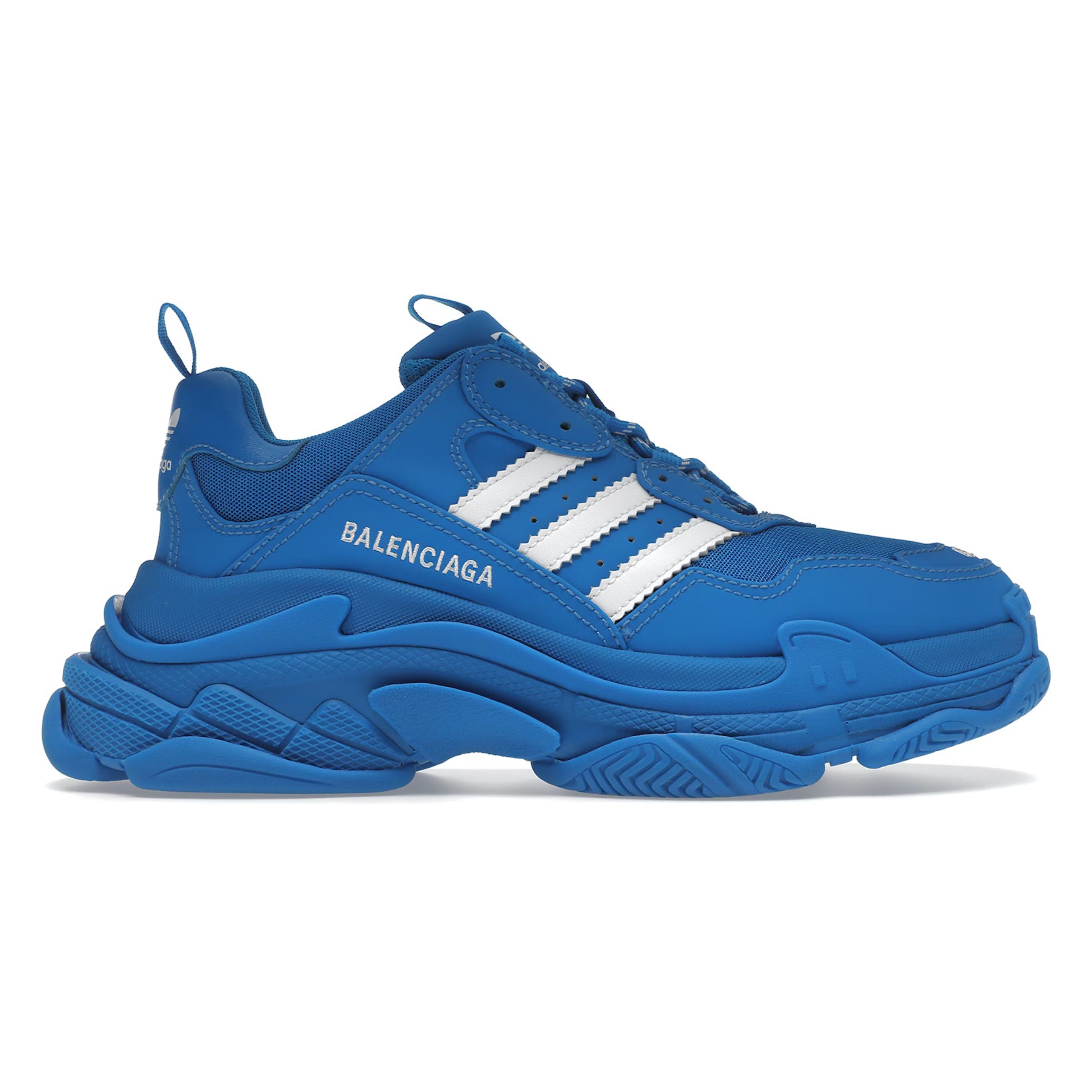 Balenciaga x adidas Triple S Blue White
