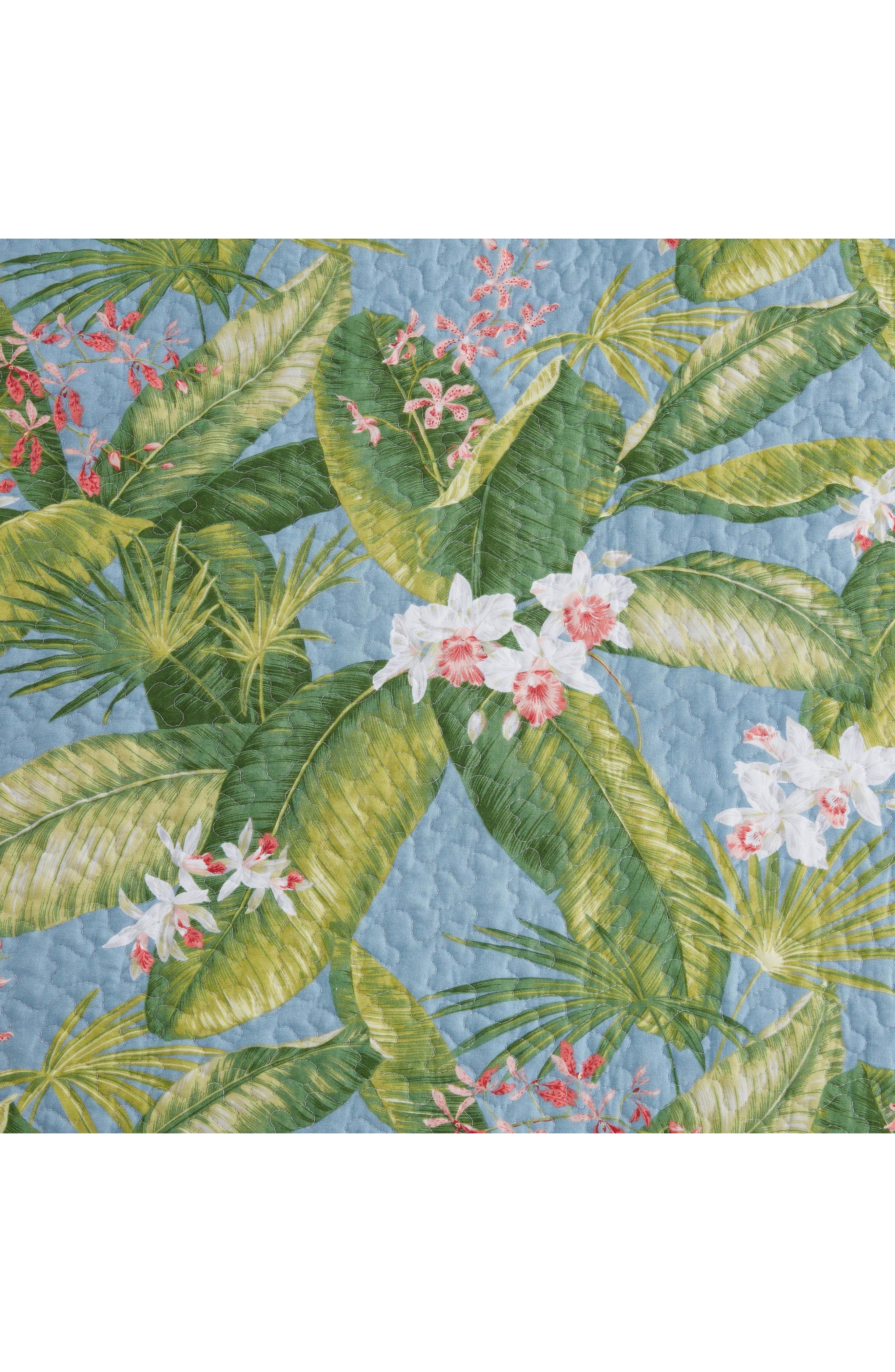 Tommy Bahama Aregada Dock Sky Cotton Quilt & Sham Set