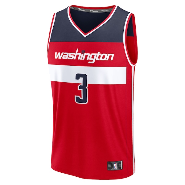 CJ McCollum Washington Wizards  Youth Fast Break Replica Player Jersey - Icon Edition - Red
