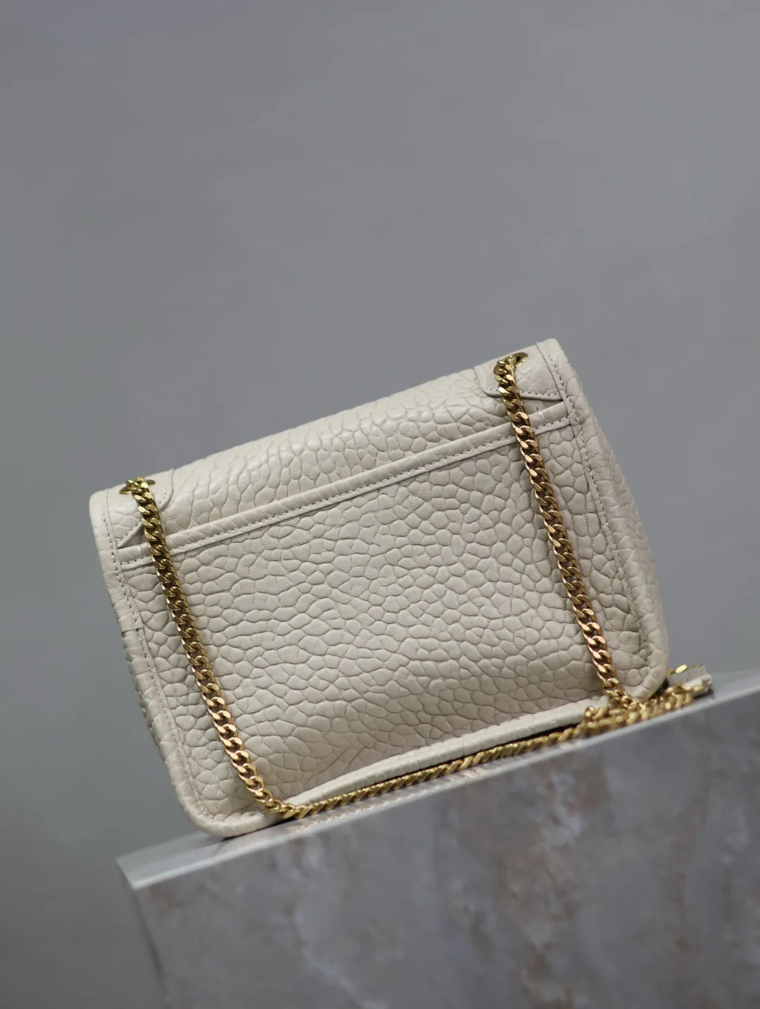 Saint Laurent Niki White Lambskin Shoulder Bag product photo from LabelPicks