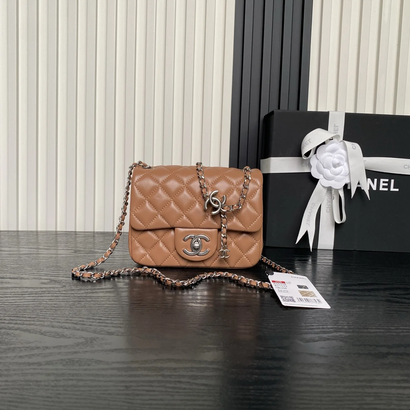 Chanel Classic Flap Gold Lambskin Shoulder Bag product photo from LabelPicks
