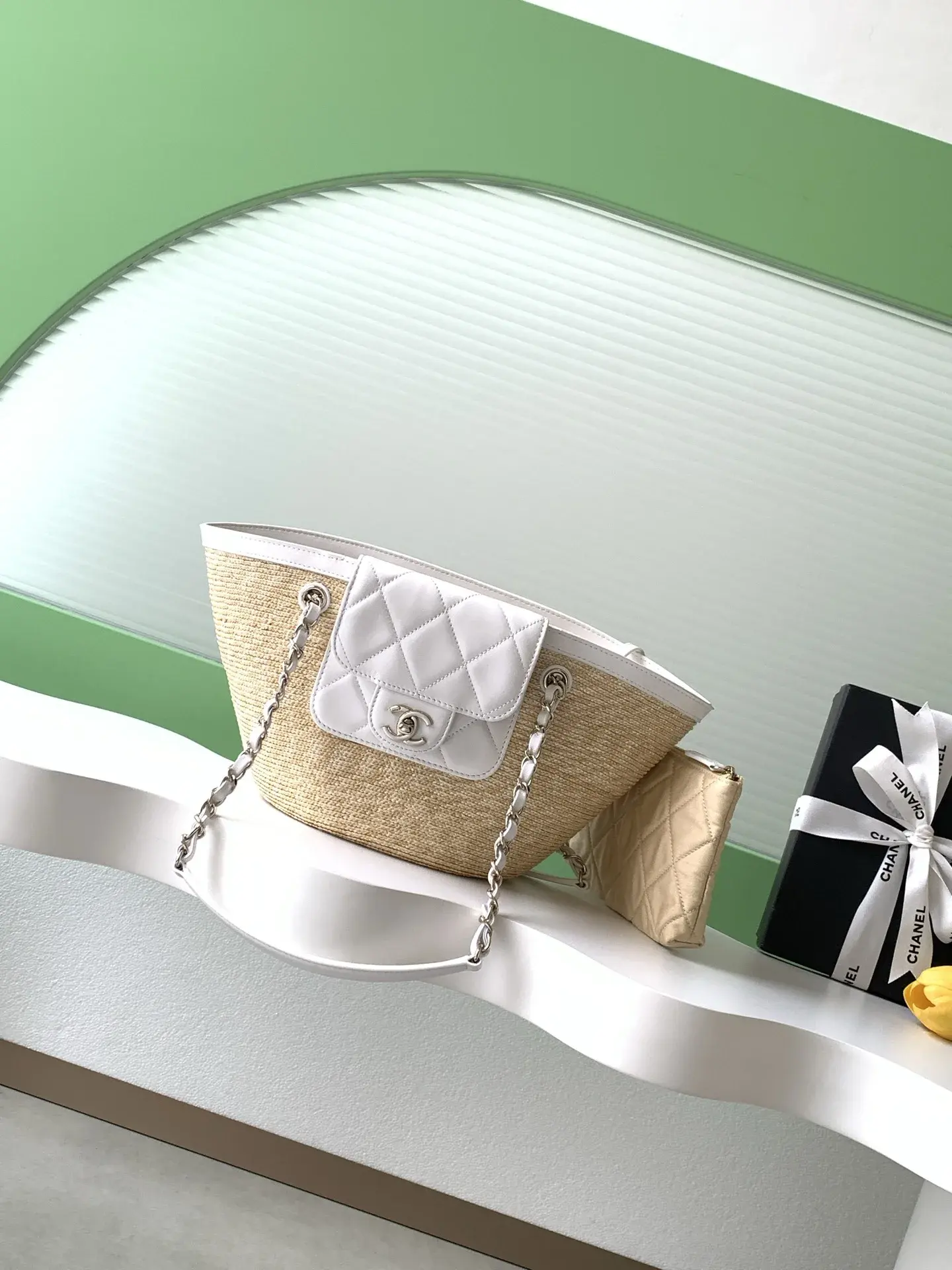 Chanel Straw Woven Tote Bag product photo from LabelPicks