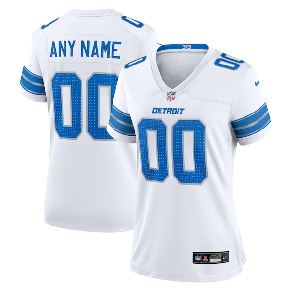 Detroit Lions Nike Women's Custom Game Jersey - White
