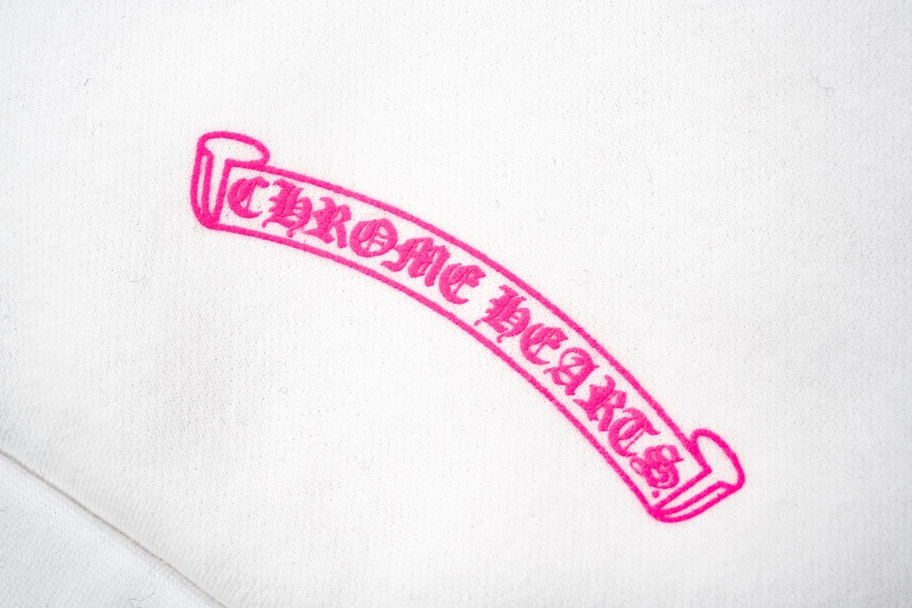 Chrome Hearts White Pink Sanskrit Scroll Hoodie product photo from LabelPicks
