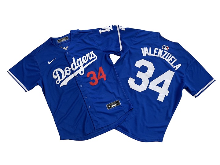 Fernando Valenzuela Los Angeles Dodgers Nike Jersey - Royal