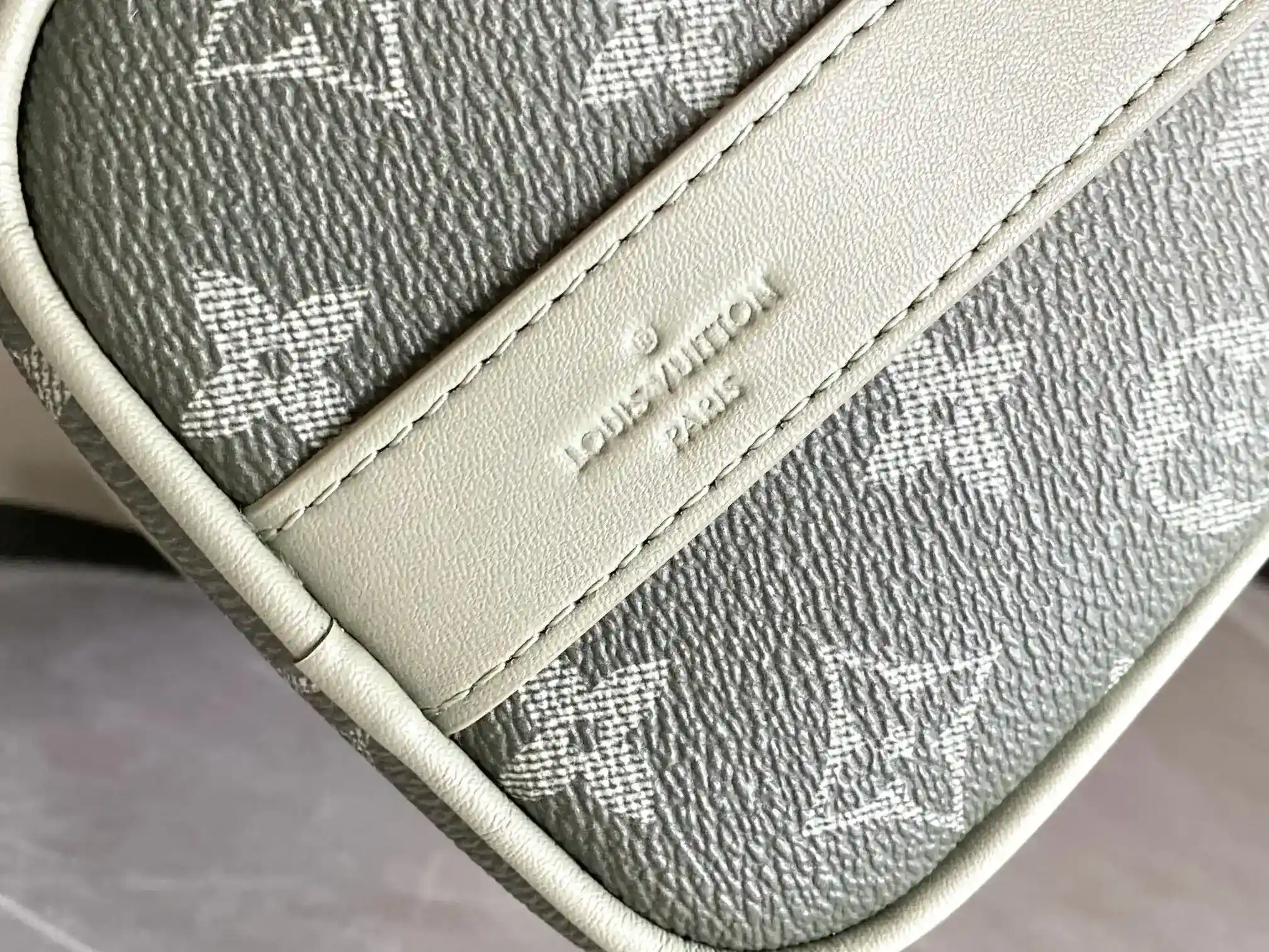 Louis Vuitton Keepall Green Canvas and Leather Tote Bag product photo from LabelPicks