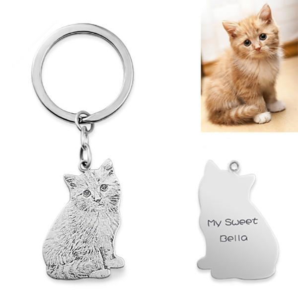 Personalized Sterling Silver Photo Pet Jewelry