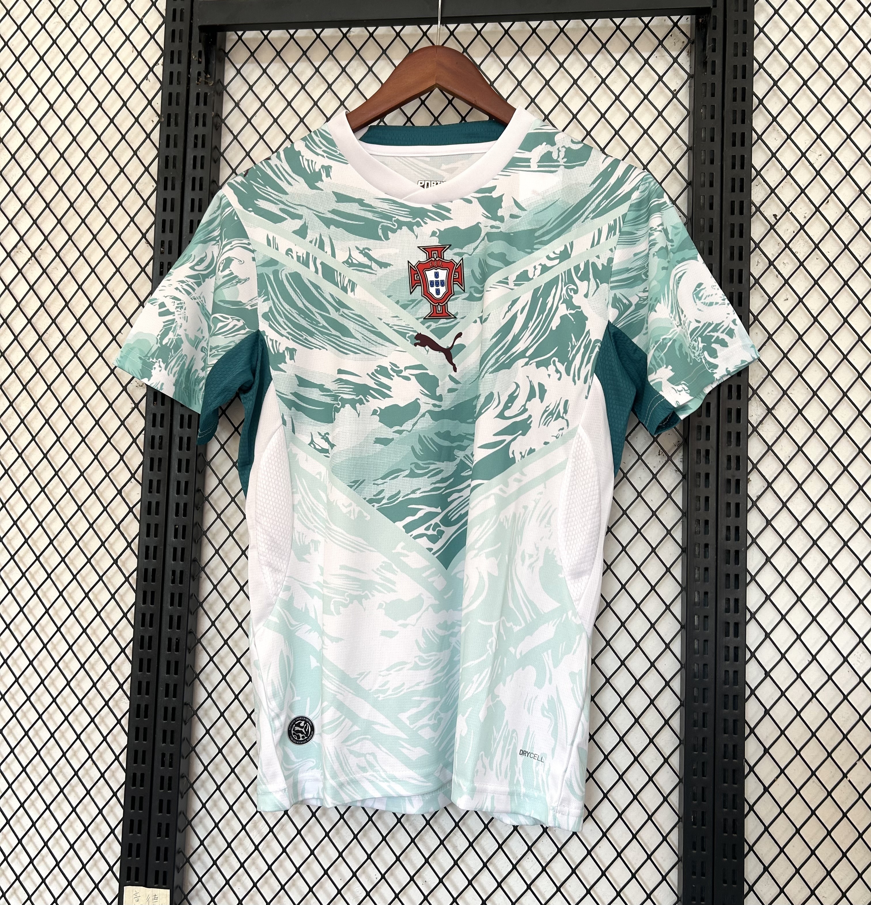 Portugal National Team Puma 2026 Away Jersey - Green / White