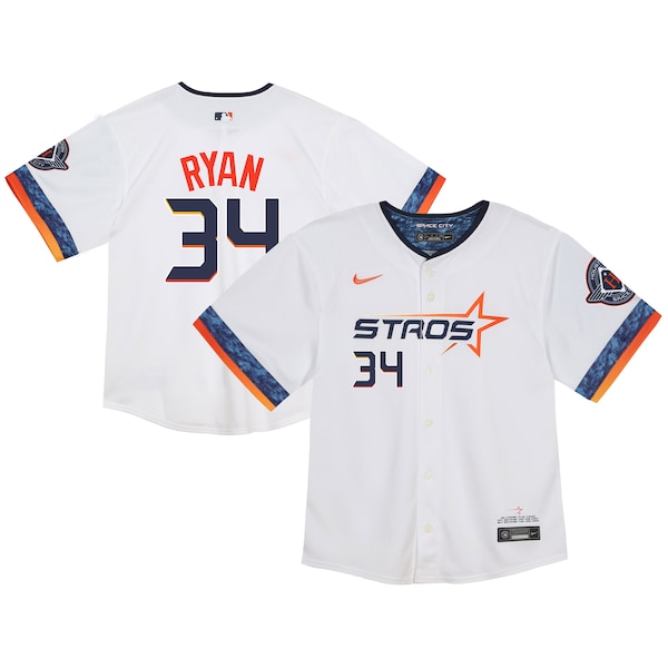Nolan Ryan Houston Astros Nike Toddler City Connect 2025 Limited Jersey - White