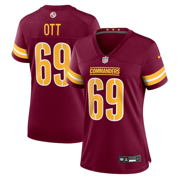 Tyler Ott Washington Commanders Nike Women's  Game Jersey -  Burgundy