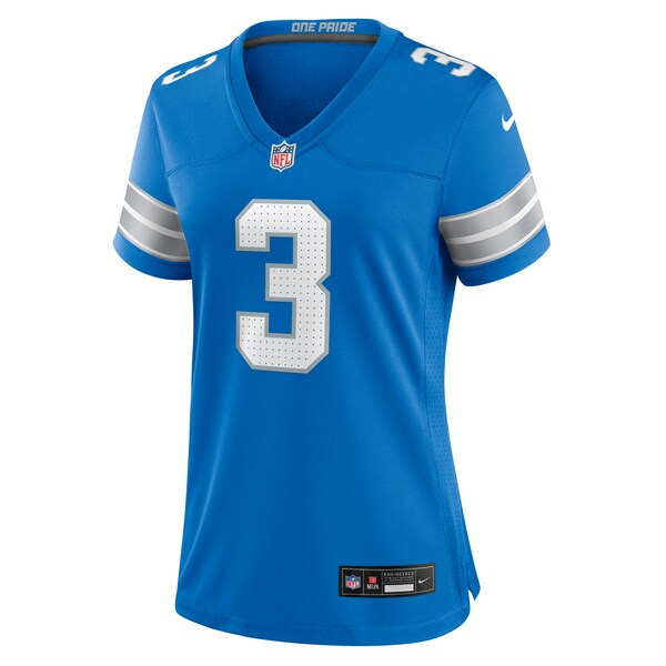 Jack Fox Detroit Lions Nike Women's Team Game Jersey -  Blue