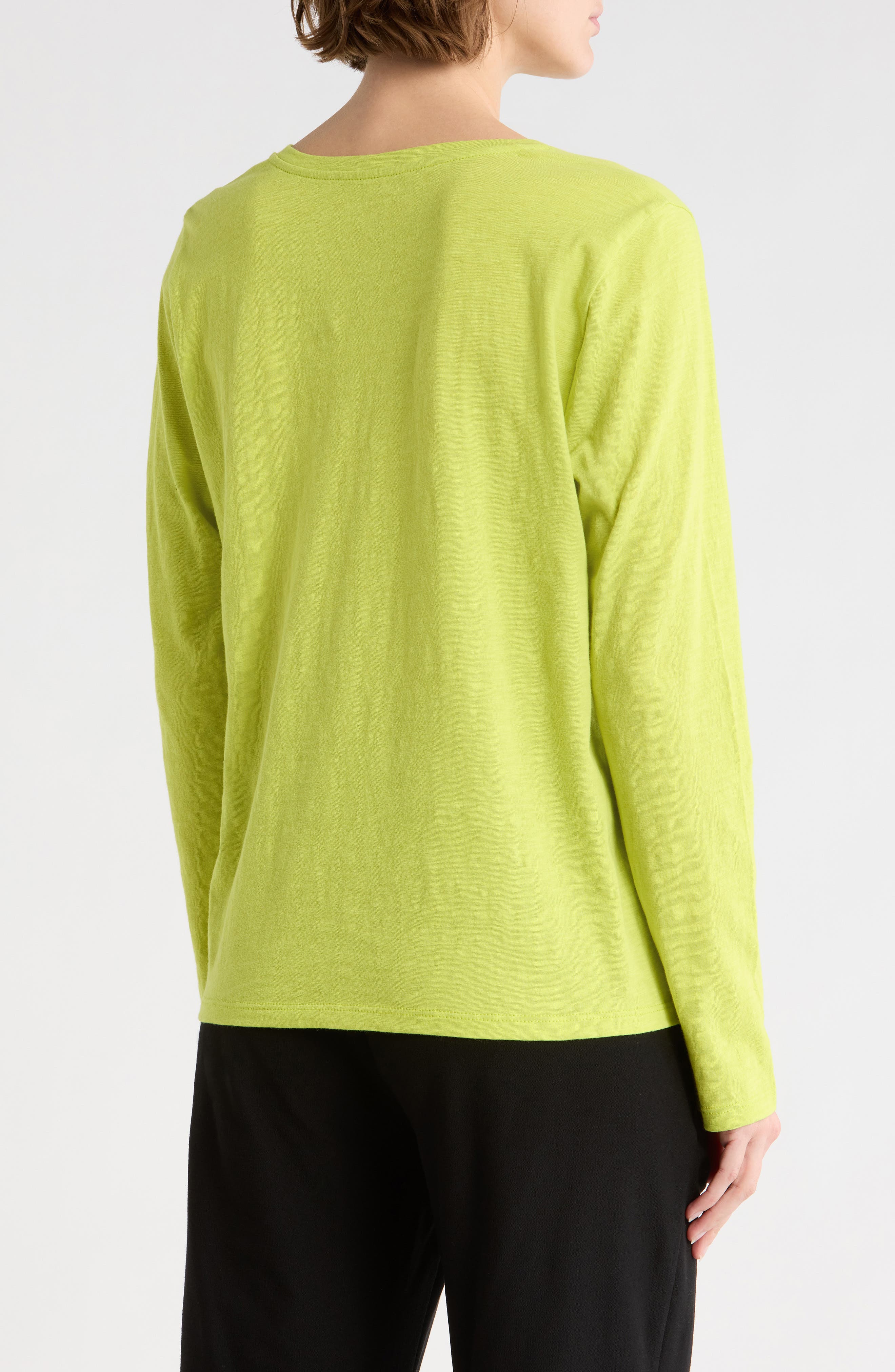 Eileen Fisher V-Neck Easy Organic Cotton T-Shirt