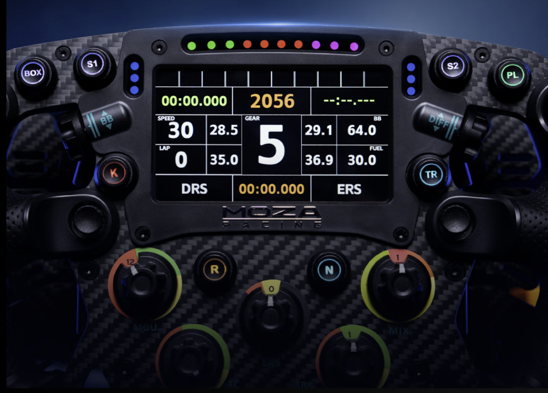 MOZA F1 FSR2 Steering Wheel Gaming Controller Simulator Brand New - GreshamTech