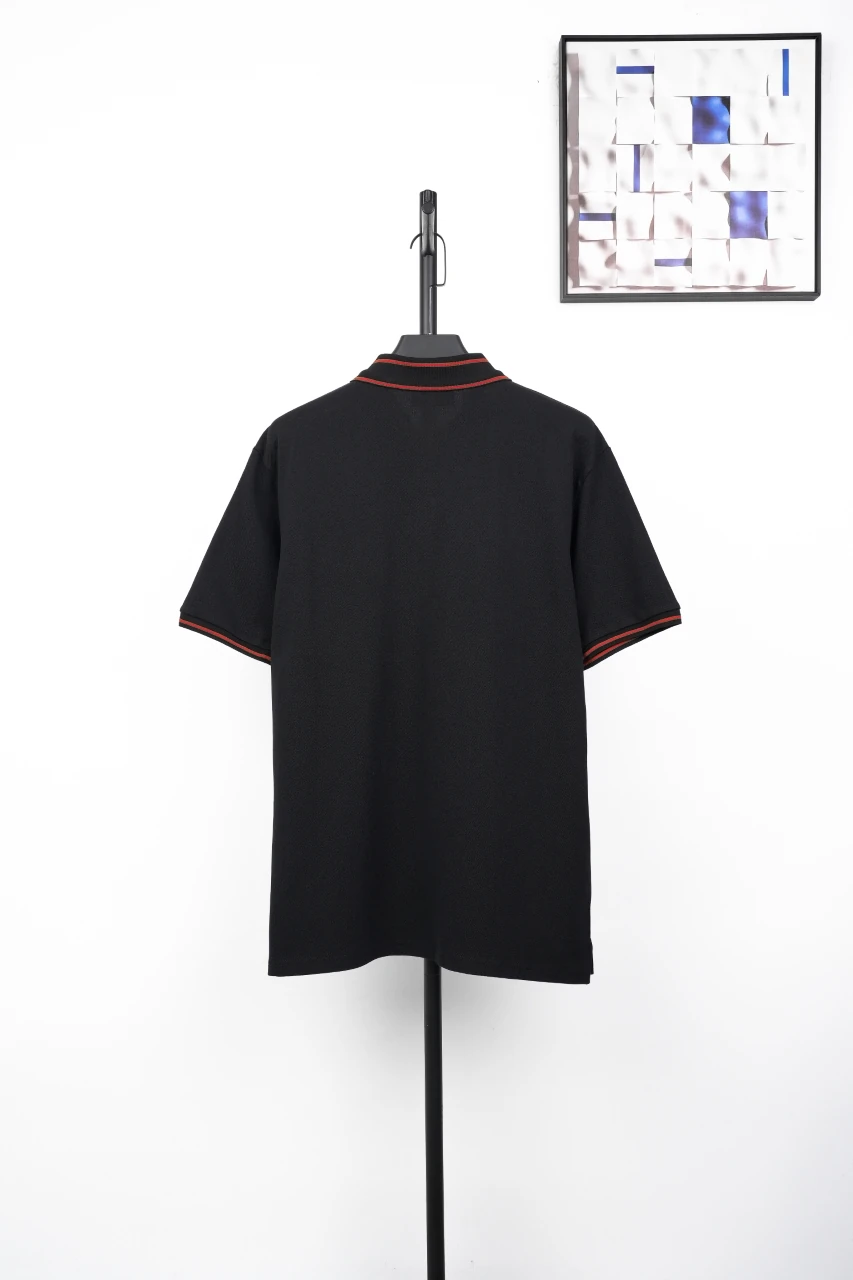 GUCCI Black G-Letter Collar Polo Shirt product photo from LabelPicks