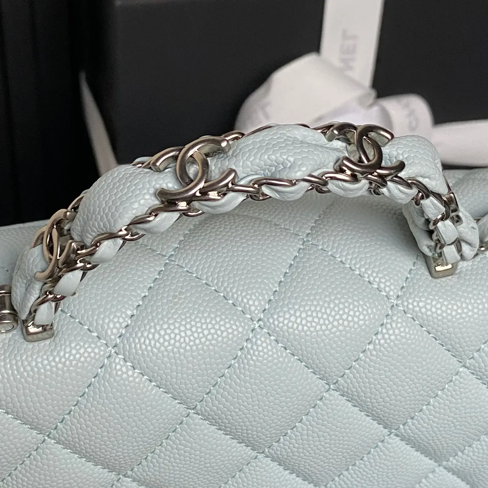 Chanel Calfskin Classic Flap Shoulder Bag product photo from LabelPicks