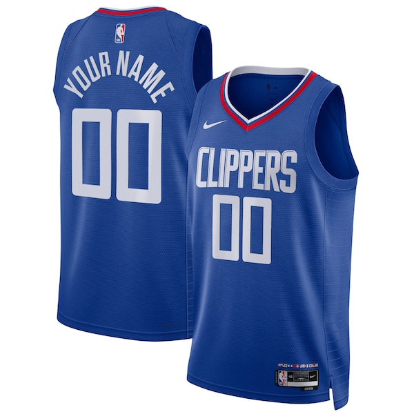 LA Clippers Nike Unisex Swingman Custom Jersey Royal - Icon Edition