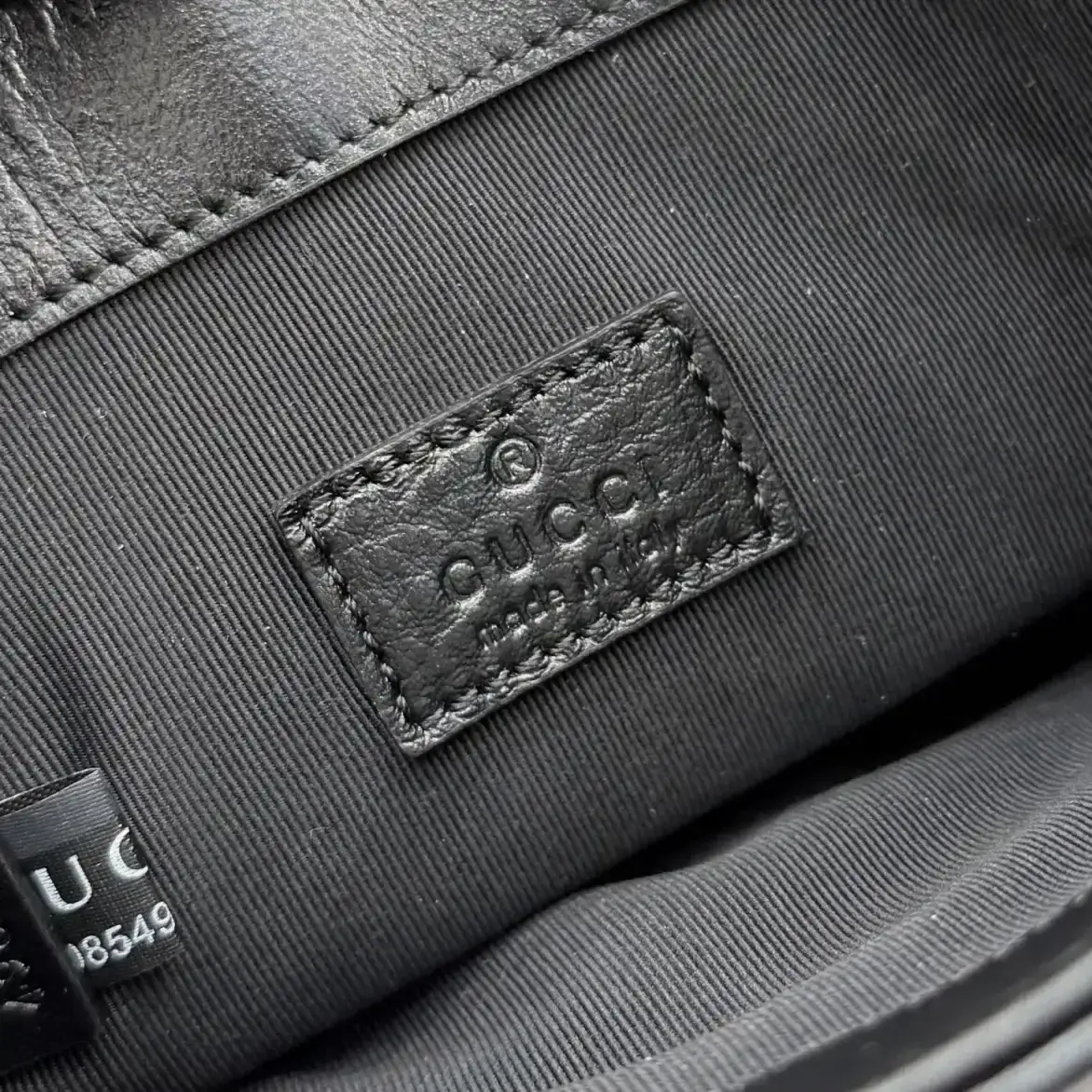 Gucci Marmont Black GG Supreme Canvas Bucket Bag product photo from LabelPicks