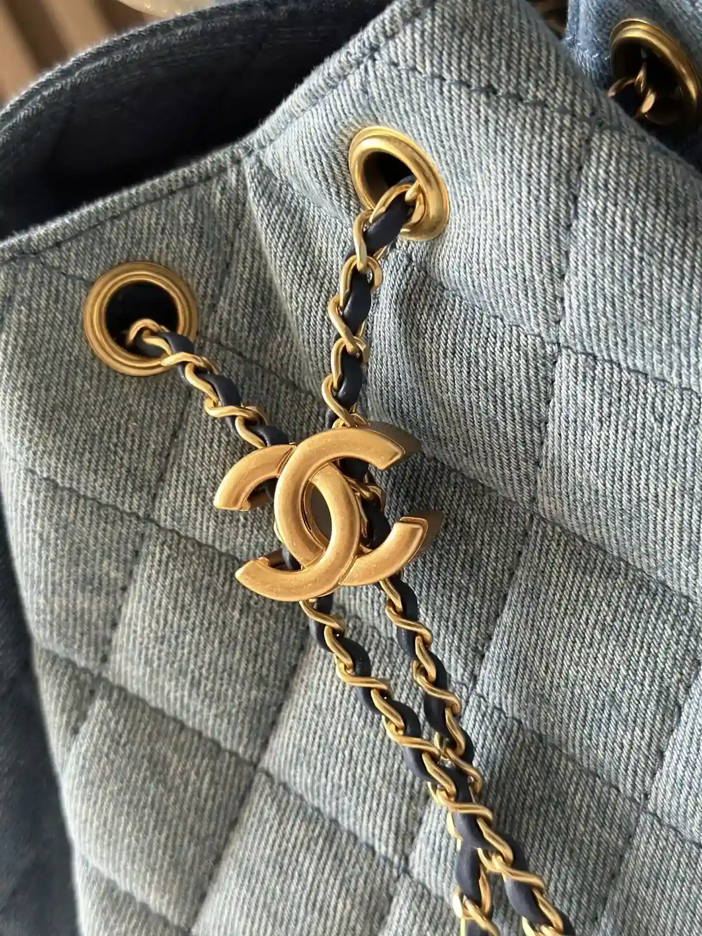 Chanel Blue Quilted Leather Hobo Bag product photo from LabelPicks
