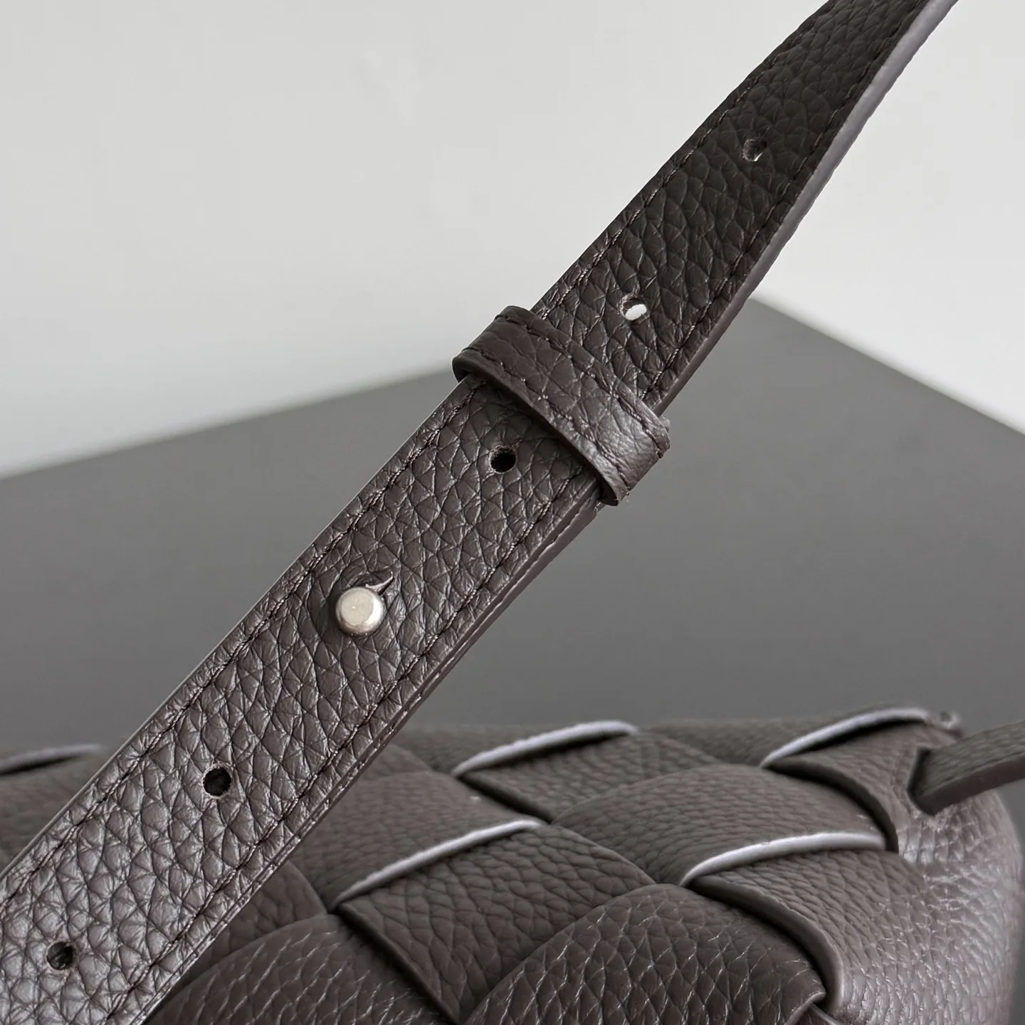 Bottega Veneta Grained Leather Diago Crossbody Bag product photo from LabelPicks