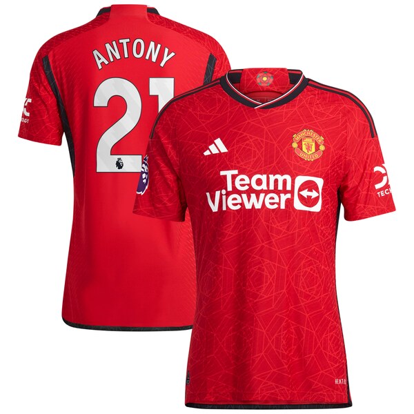 Antony Manchester United adidas 2023/24 Home Authentic Player Jersey - Red
