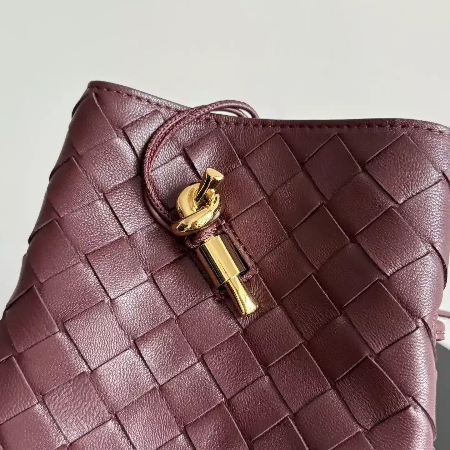 Bottega Veneta Intrecciato Woven Leather Andiamo Crossbody Bag product photo from LabelPicks