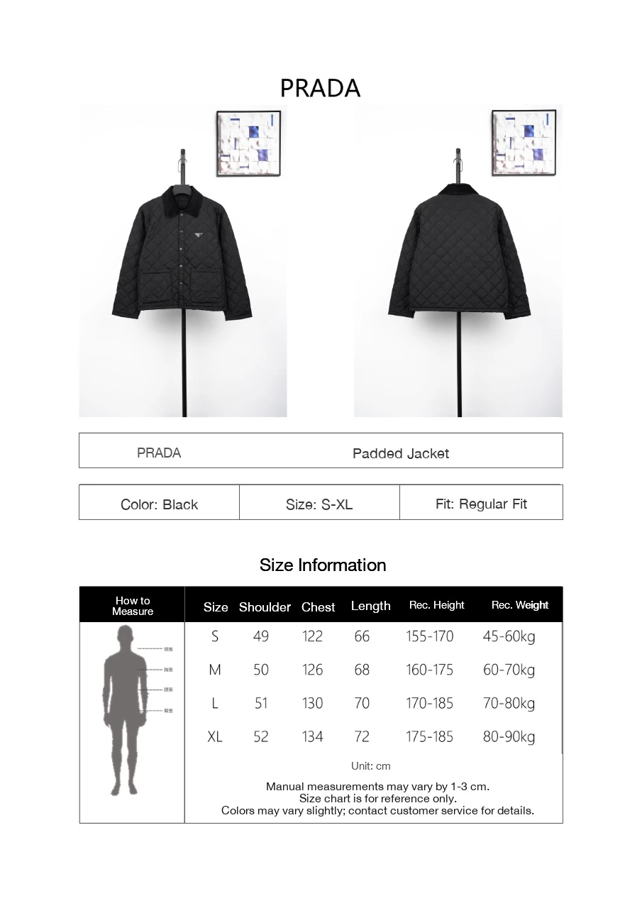 Prada Black Diamond Quilted Padded Jacket product photo from LabelPicks