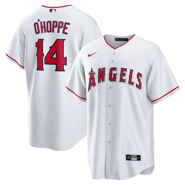 Logan O'Hoppe Los Angeles Angels Nike Home Replica Jersey - White