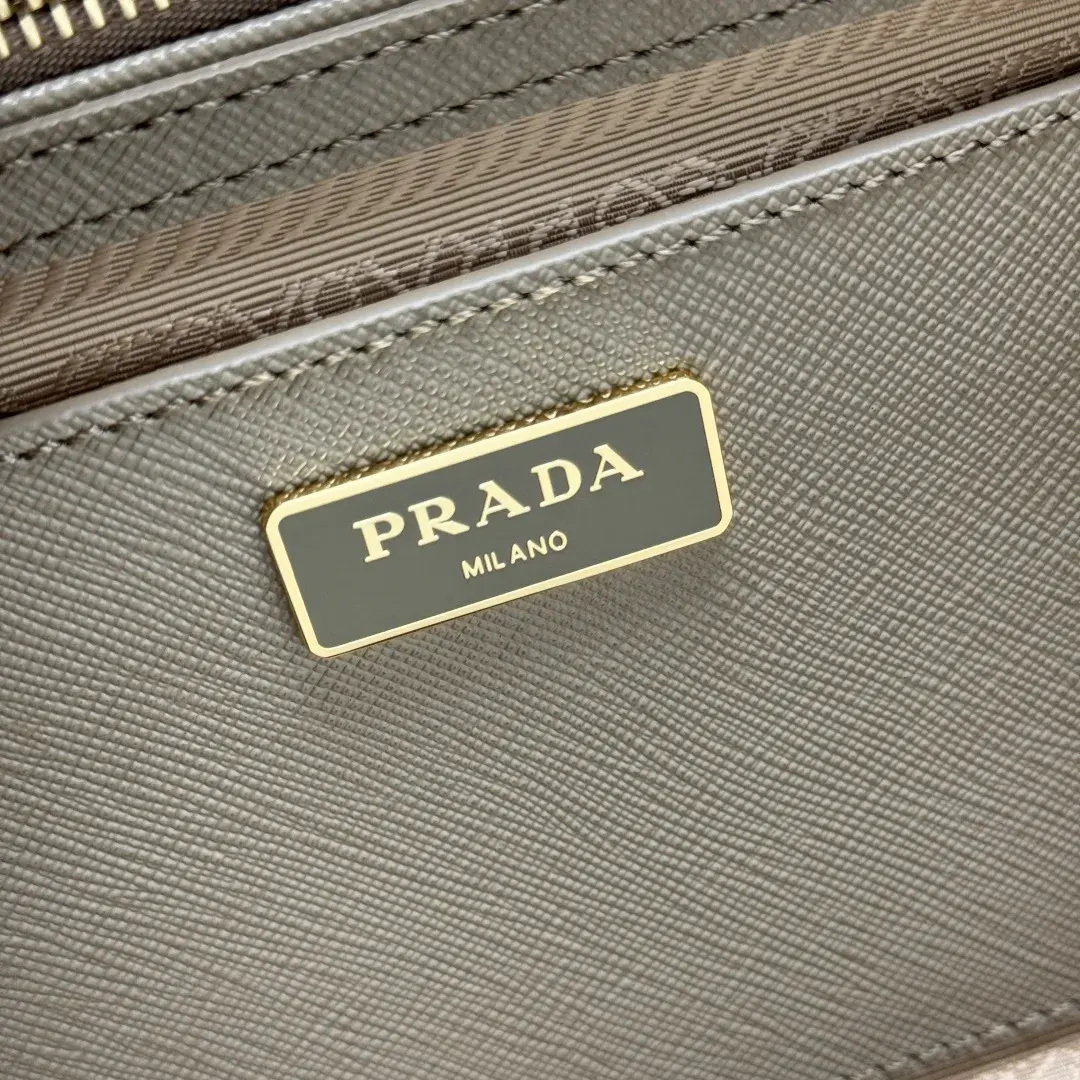 Prada Grained Leather Top Handle Bag product photo from LabelPicks