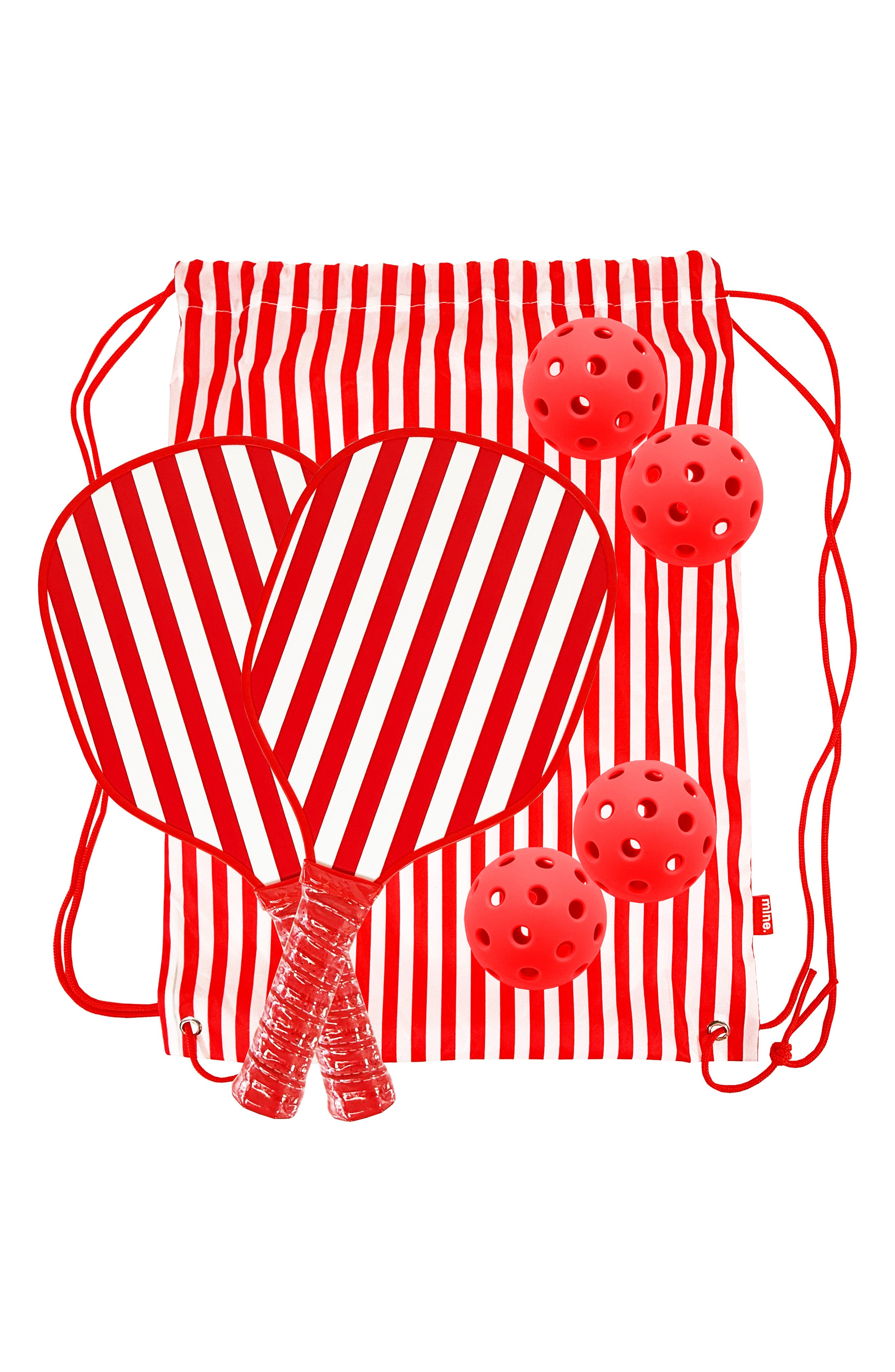 MYTAGALONGS Cabana Stripes Pickleball Set