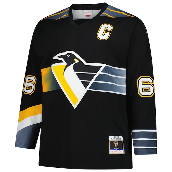 Mario Lemieux Pittsburgh Penguins  1996/97 Blue Line 2.0 Jersey - Black