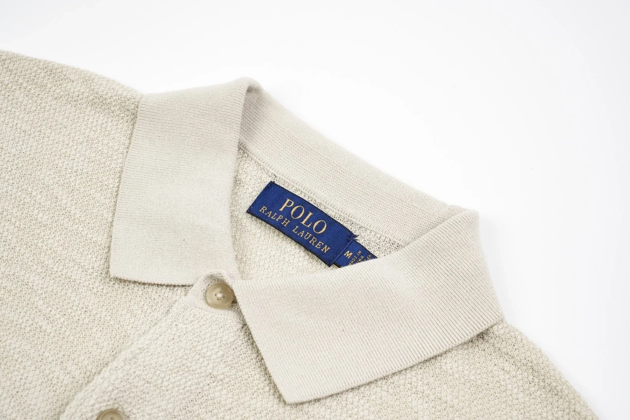 Ralph Lauren Off White Pony Embroidered Knit Long Sleeve Shirt product photo from LabelPicks