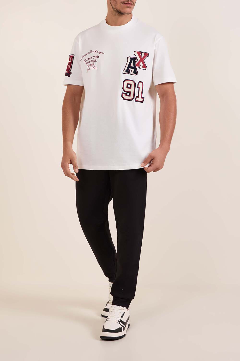 ARMANI EXCHANGE מכנסי פוטר