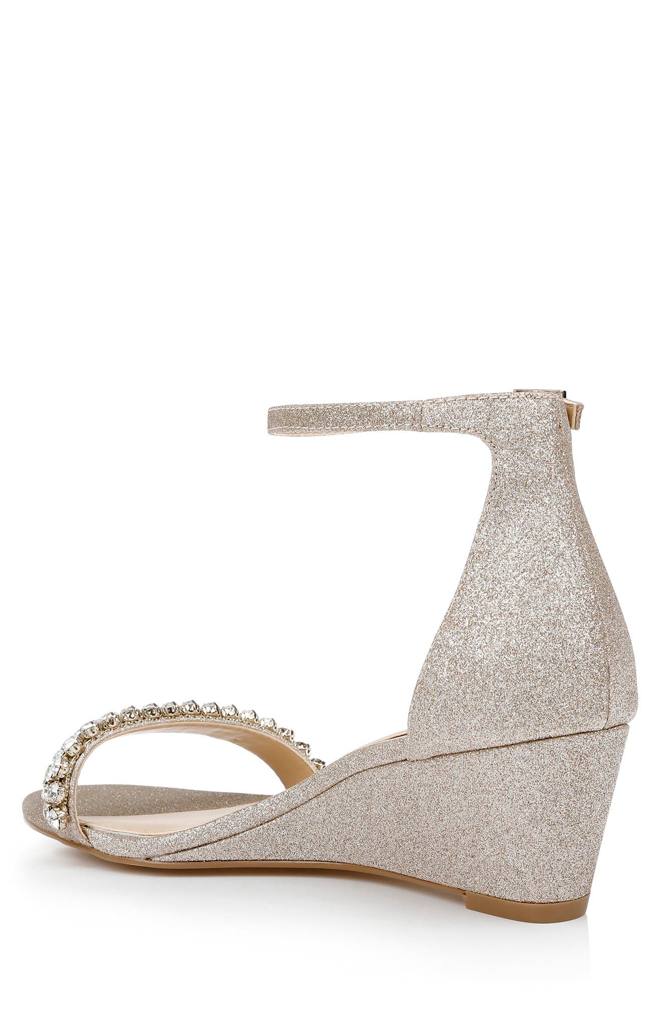 Jewel Badgley Mischka Lora Wedge Sandal