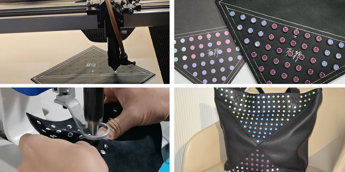 Crystal Rivets for Premium Custom Handbags