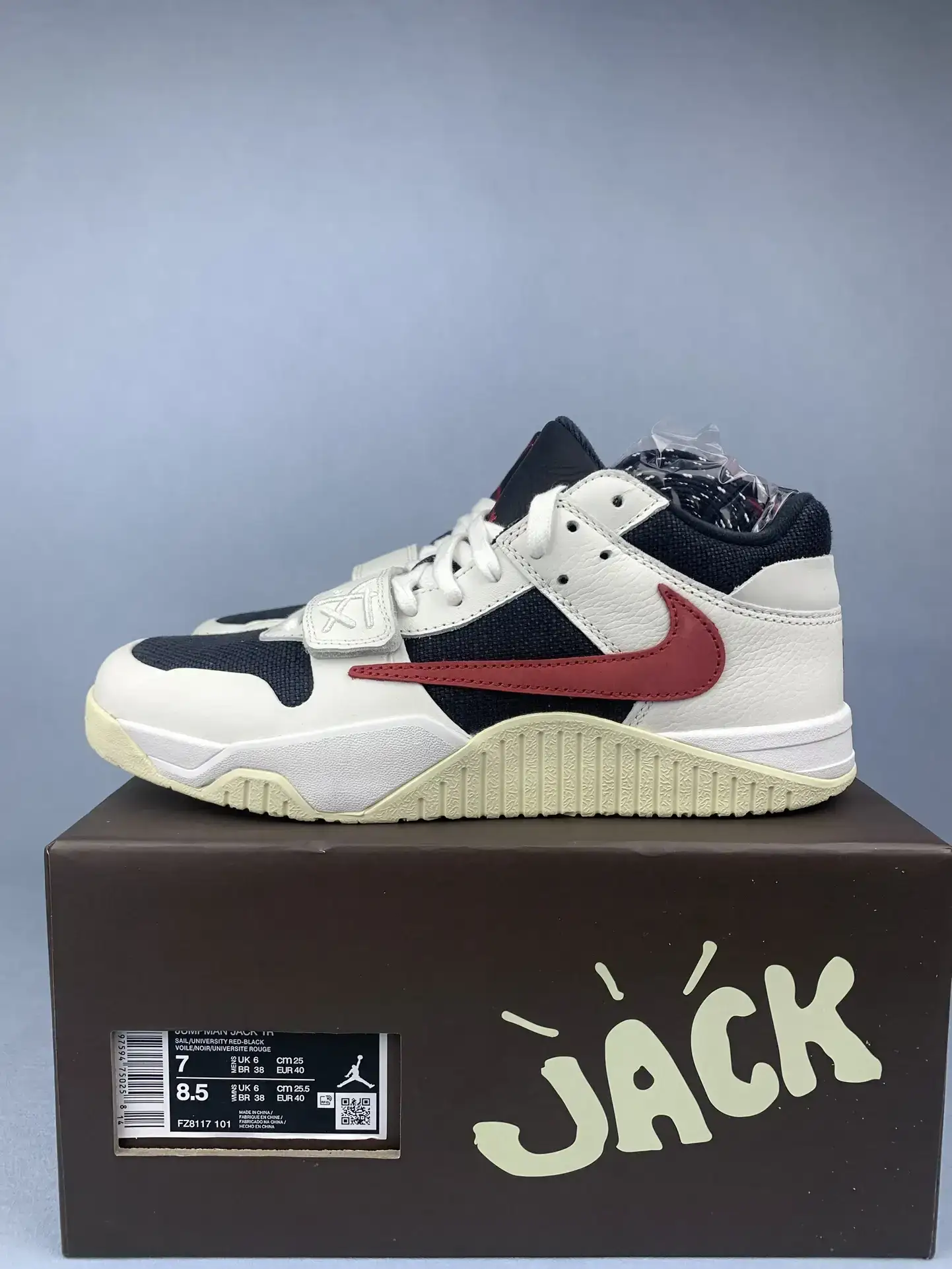 Travis Scott x Jordan Jumpman Jack TR “University Red” Shoes product photo from LabelPicks