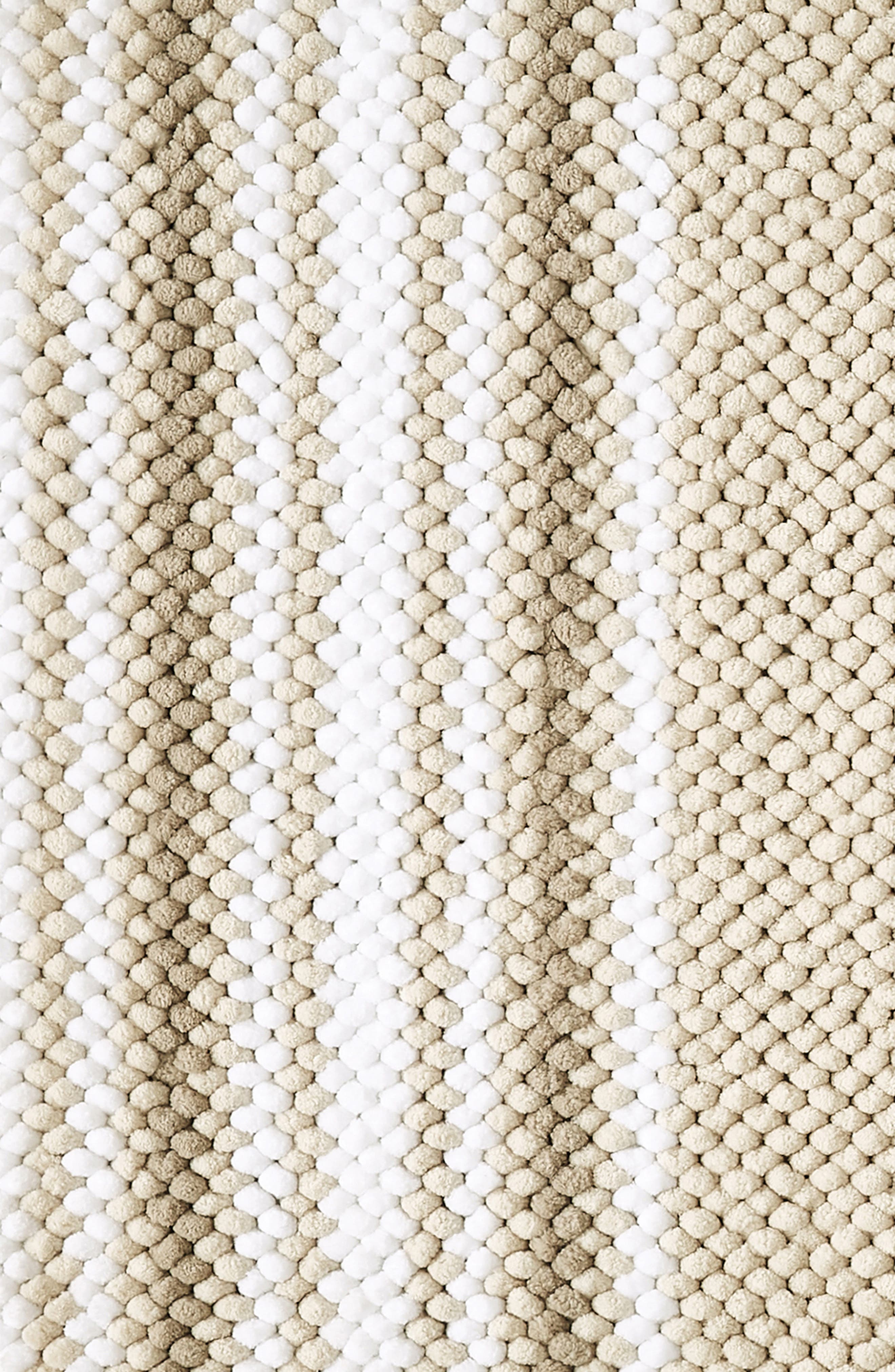 VCNY HOME Aiden Stripe Jacquard Runner Bath Rug