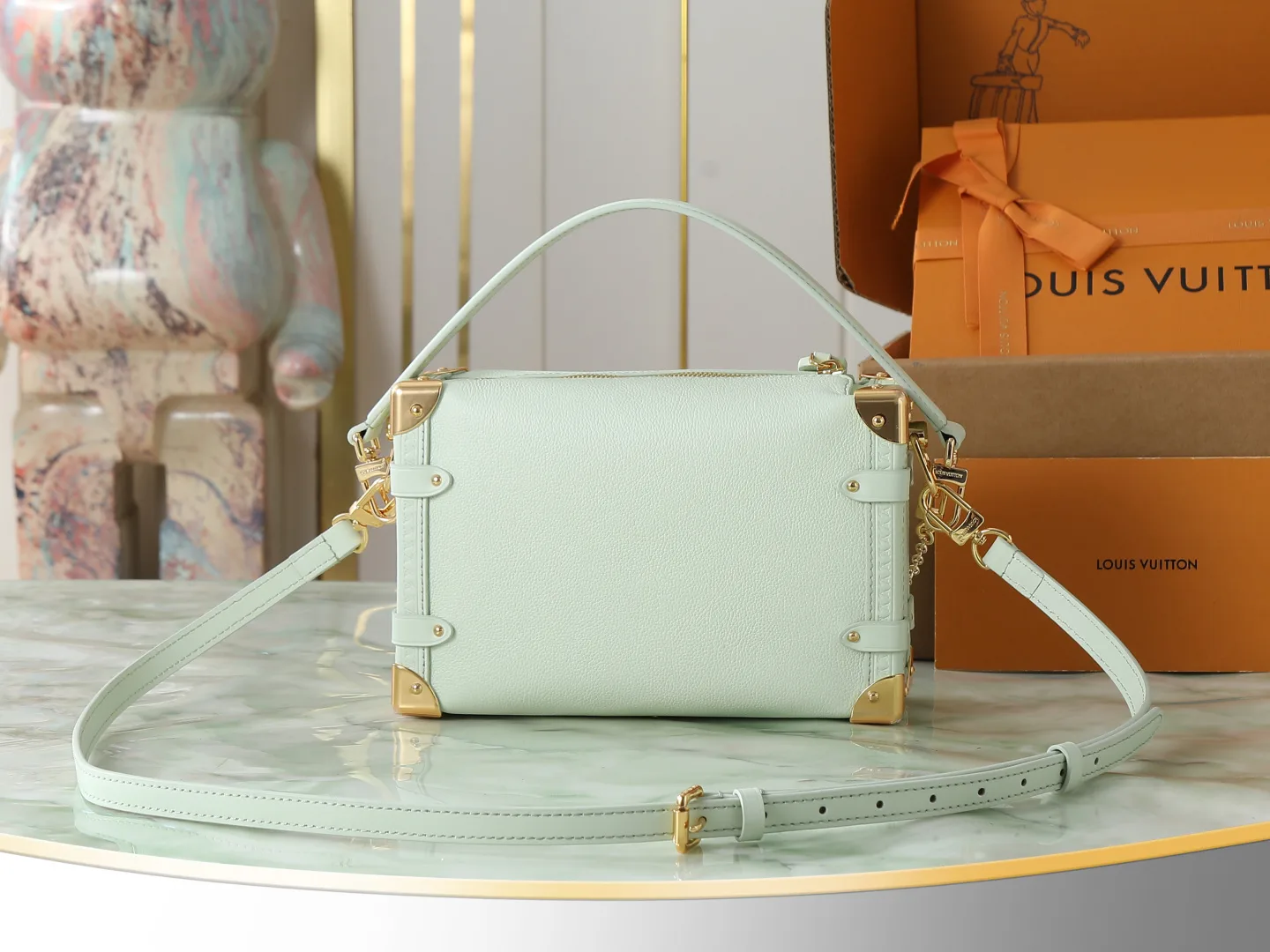 Louis Vuitton White Calfskin Top Handle Bag product photo from LabelPicks