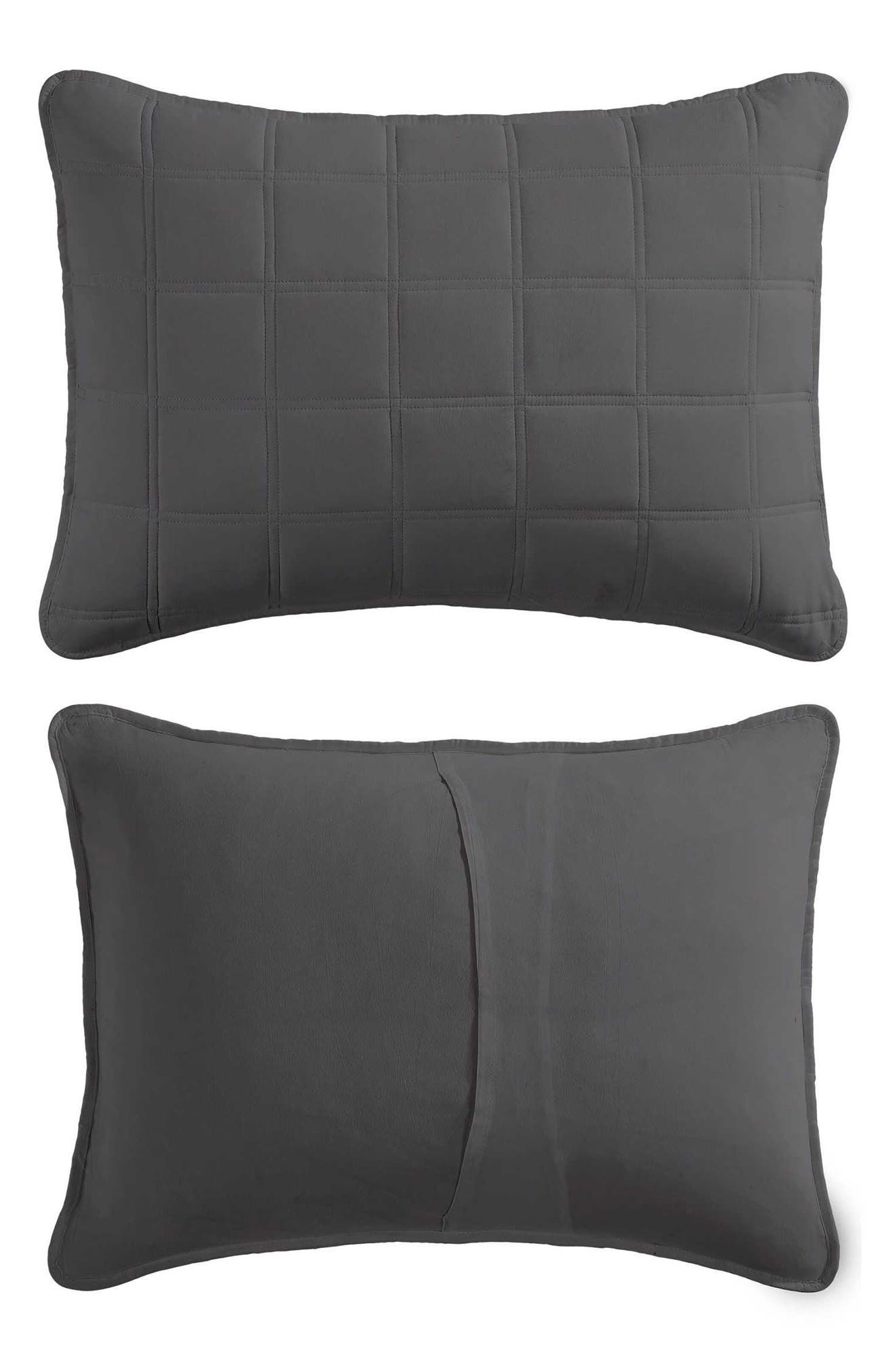 Kenneth Cole Reaction Stonewashed Solid Microfiber Quilt & Sham Set