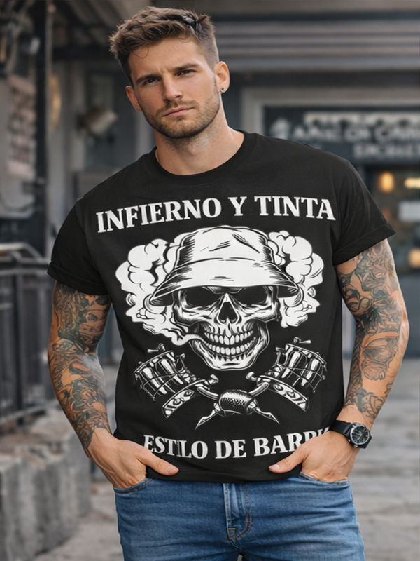 Remera “Estilo de Barrio” – Calle y Calavera