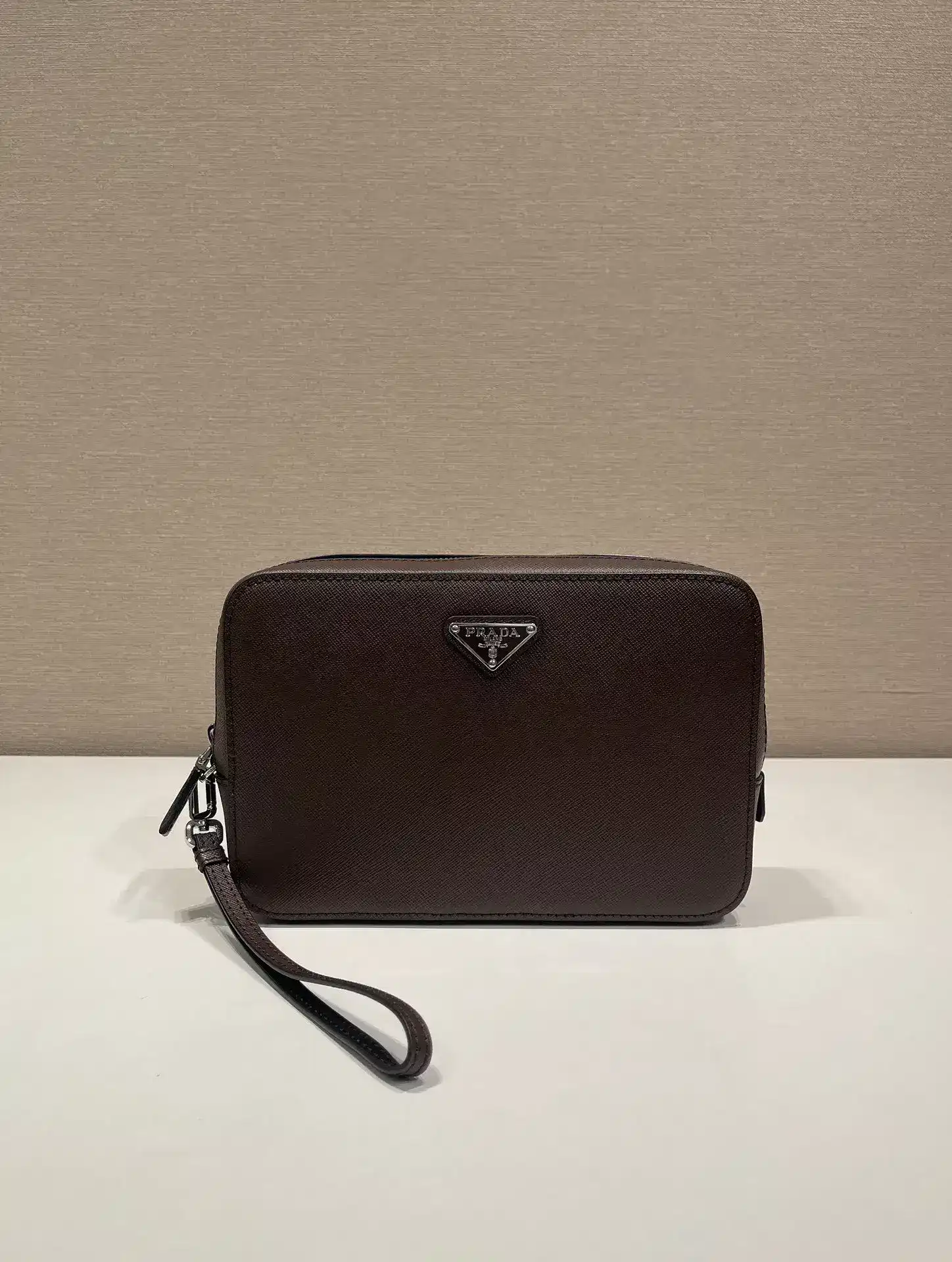 Prada Grained Leather Clutch product photo from LabelPicks