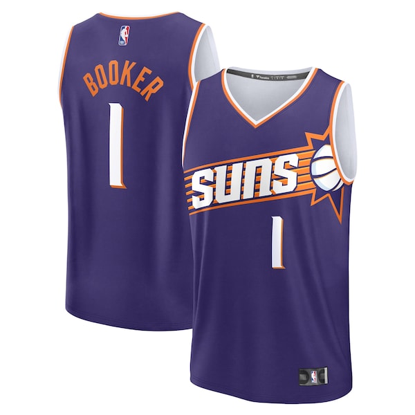 Devin Booker Phoenix Suns  Big & Tall Fast Break Jersey - Icon Edition - Purple