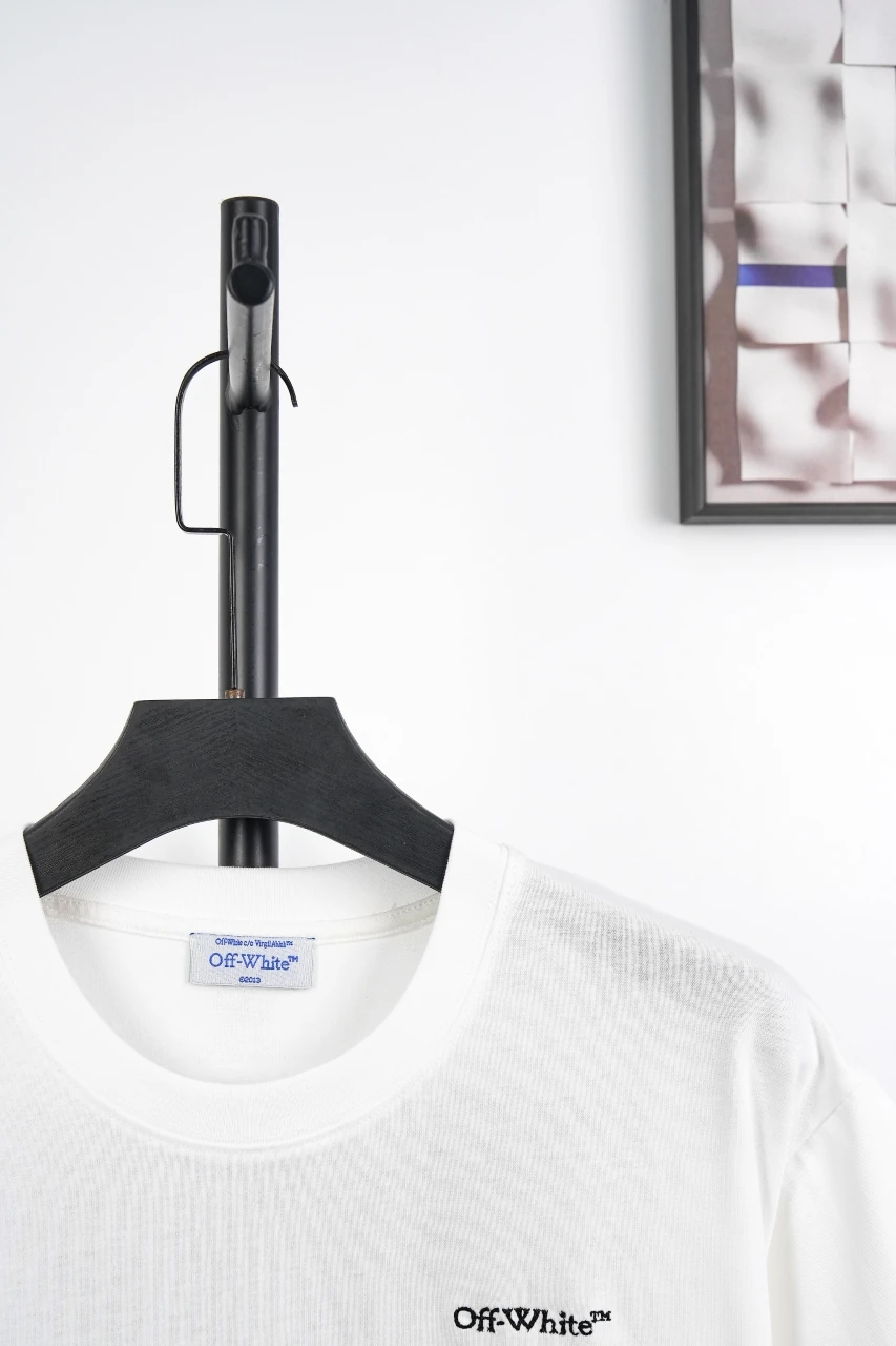 Off-White White Black Scribble Arrow Embroidered T-Shirt product photo from LabelPicks