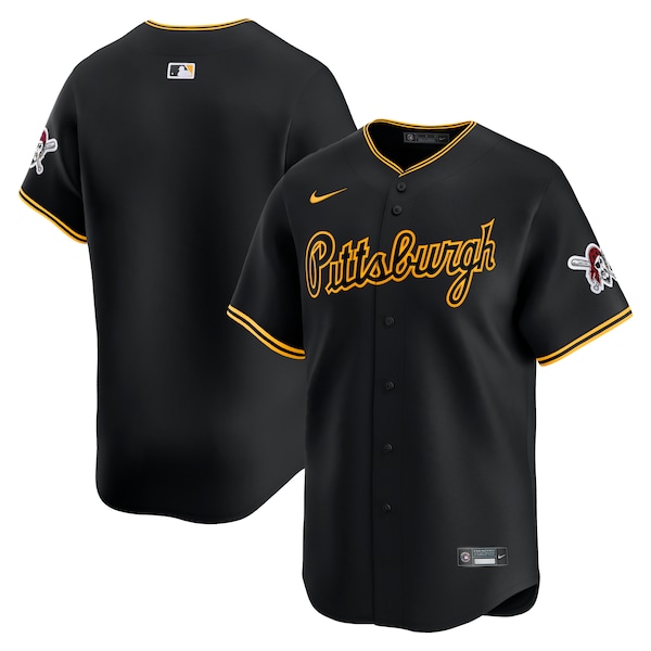 Pittsburgh Pirates Nike Alternate Limited Jersey - Black