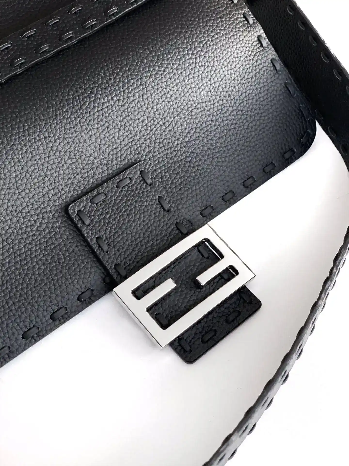 Fendi Grained Leather Shoulder Bag product photo from LabelPicks