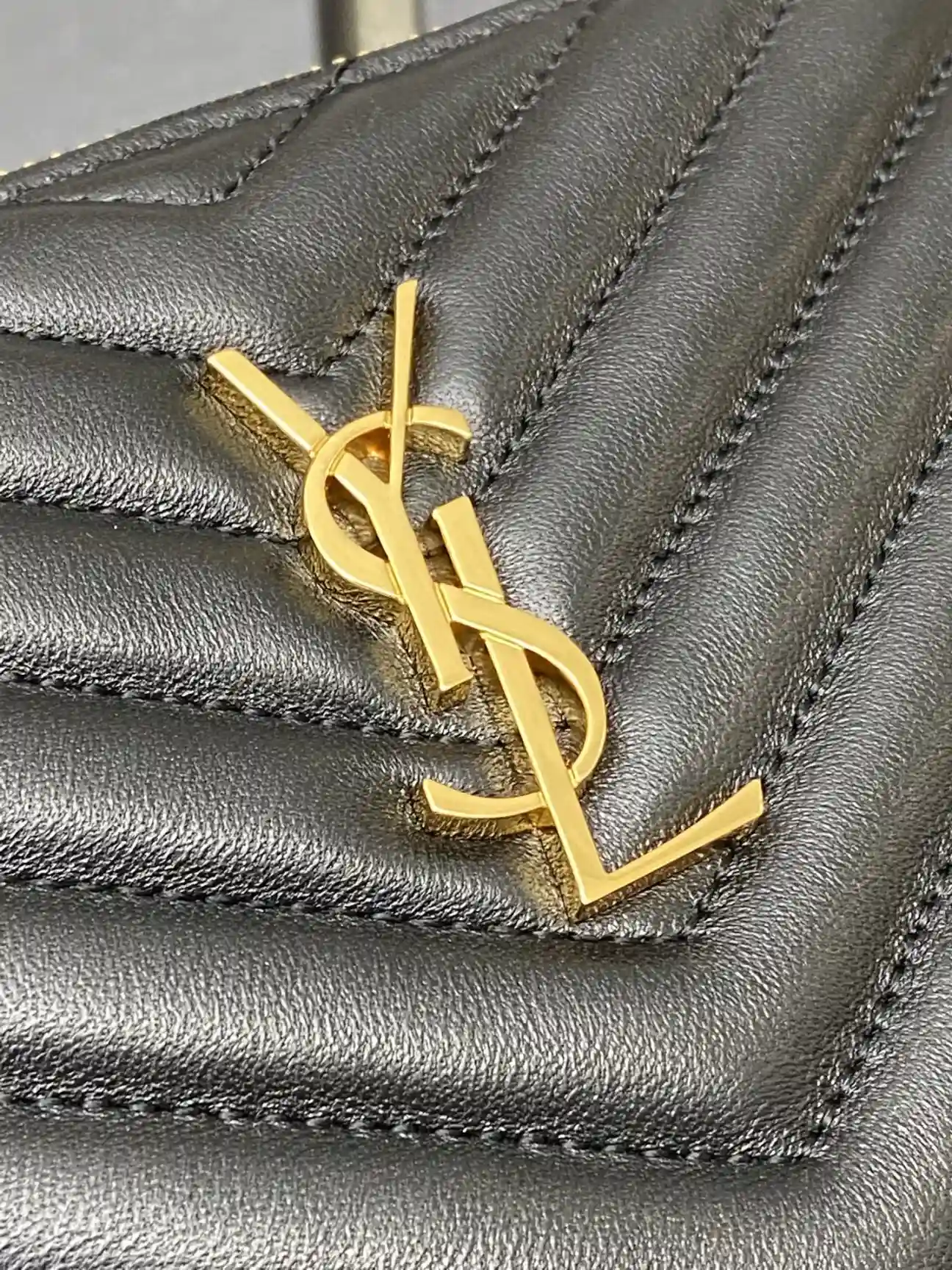 Saint Laurent Black Quilted Leather Clutch product photo from LabelPicks