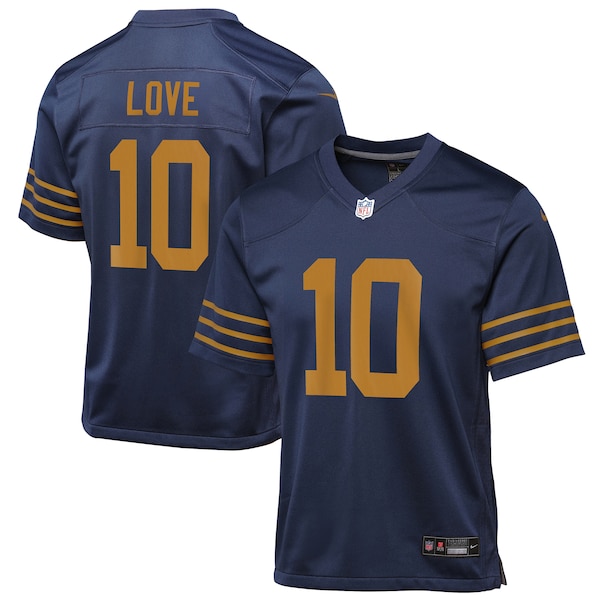 Jordan Love Green Bay Packers Nike Youth The 1923 Classic Game Jersey - Navy/White/Green