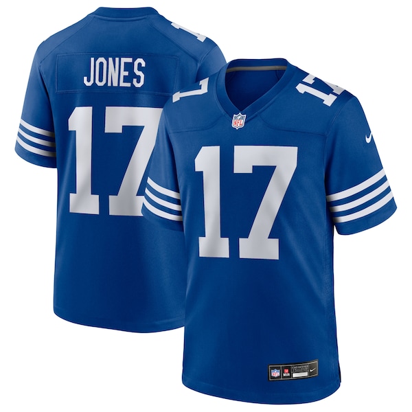 Daniel Jones Indianapolis Colts Nike Alternate  Game Jersey -  Royal/Heather Royal