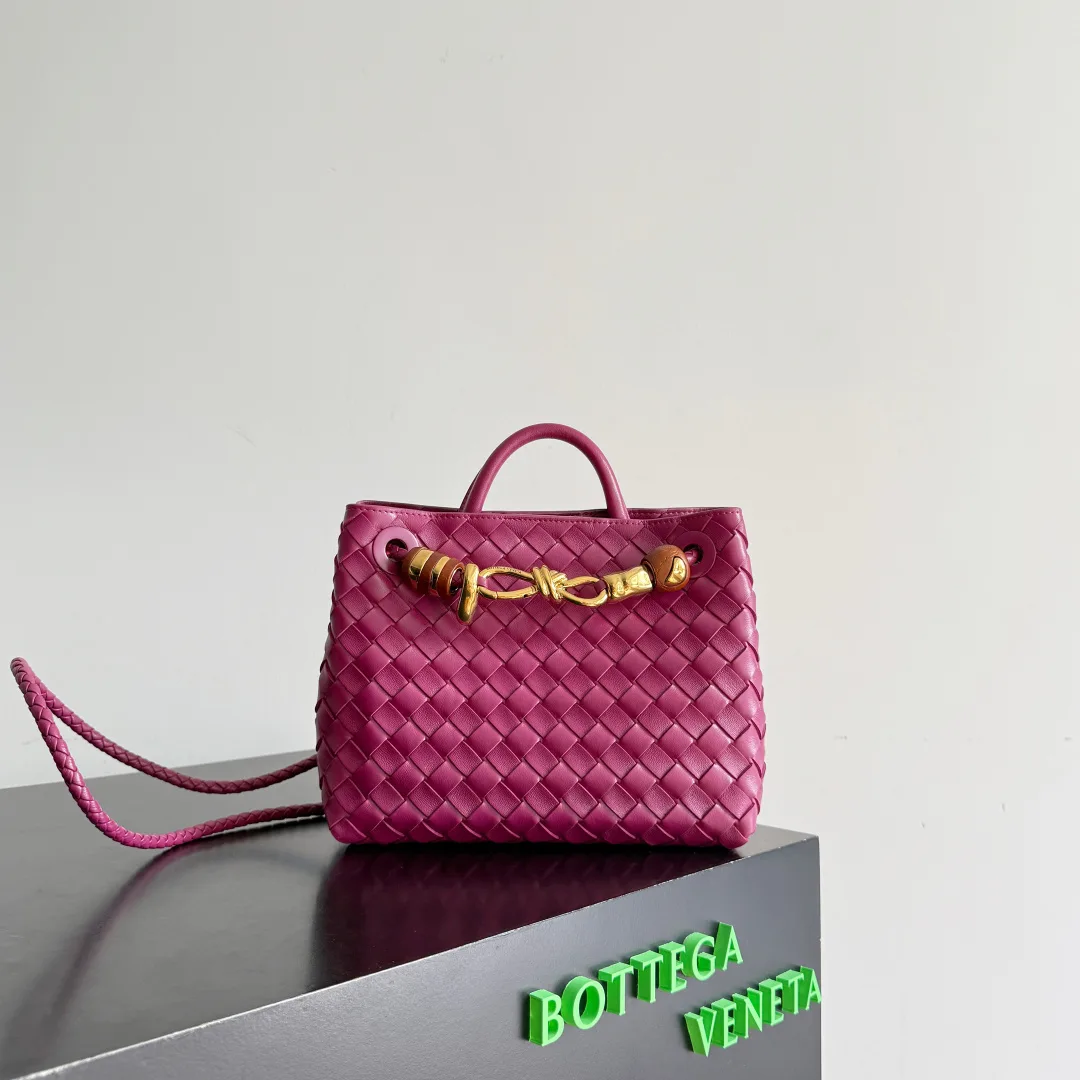 Bottega Veneta Intrecciato Woven Leather Andiamo Top Handle Bag product photo from LabelPicks